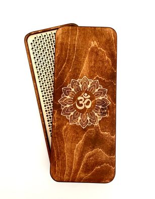 Sadhu Nagelbrett Mandala OmYoga 10mm Birkenholz mit verzinkten Nägeln