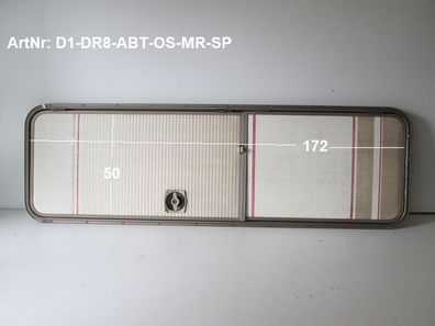 Dethleffs Wohnwagentür / Aufbautür 172 x 50 gebraucht mit Rahmen ohne Schlüssel