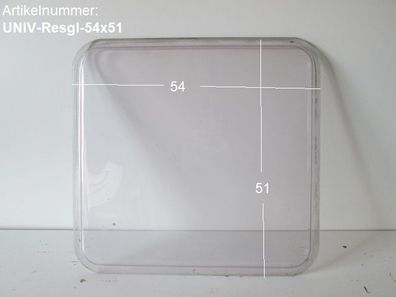 Wohnwagenfenster Resartglas gebraucht cas 54 x 51 (D-15 102)