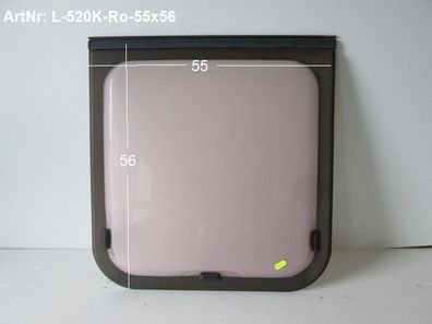 LMC Wohnwagen Badfenster ca 55 x 56 gebraucht (Roxite84 D459 Polyplastic) zb 520K