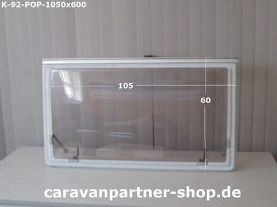 Knaus Wohnwagenfenster Roxite94 ca 105 x 60 gebraucht (D399) Polyplastic (zB ...