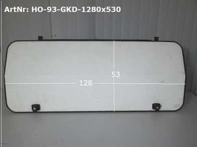 Hobby Gaskastendeckel 128 x 53 gebraucht (zB 460er) ohne Schlüssel, ohne Rahmen