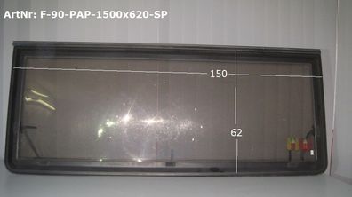 Fendt Wohnwagen Fenster 150 x 62 gebraucht Sonderpreis (Parapress PPRG-RX D2162)
