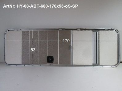 Hymer Wohnwagentür 170 x 53 gebr. Aufbautür ohne Schlüssel mit Rahmen - Sonderprei...