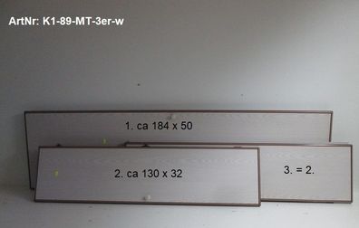 Set 3er Möbeltüren Türblatt-Abmessungen ca 184x50 bzw 130x32 (2x) - perfekt für ...