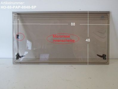 Hobby Wohnwagenfenster Parapress gebraucht 88 x 48 Sonderpreis (zB 460er 87)