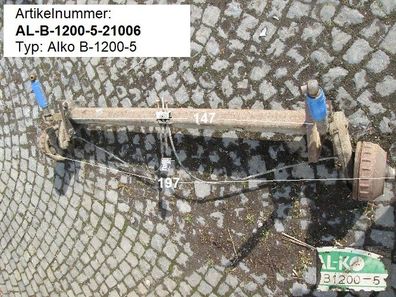 Alko Achse B1200-5, 1300kg gebraucht ca 197cm (zB Knaus Azur 530M)