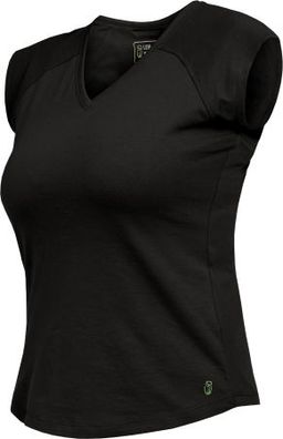 Leibwächter Flex Line Damen T-shirt Schwarz Nr. FLXDT05