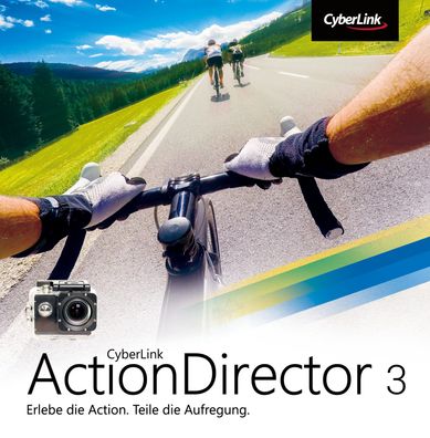 CyberLink ActionDirector 3 - Drohnen- Go-Pro Videoschnitt - PC Download Version