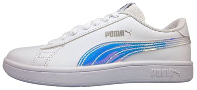 Puma Smash v2 Holo Jr 385574 Weiß 0001 weiß