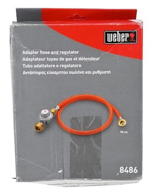 Weber 8486 Adapter Kit 3 in 1 Gasleitung und Druck, Schwarz, 25 x 26 x 8 cm