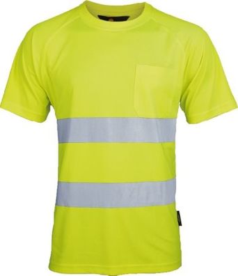 Vizwell Triuso Signal T-Shirt Coolpass Leuchtgelb Nr. VWT1AY