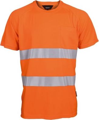 Vizwell Triuso Signal T-Shirt Coolpass Leuchtorange Nr. VWT1AO