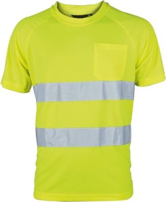 Vizwell Triuso Signal T-Shirt Piqué Leuchtgelb Nr. VWT1BY