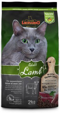 Leonardo¦Adult Lamm - 2 kg ¦Katzentrockenfutter