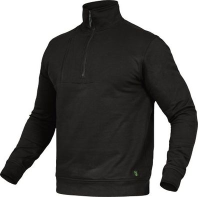Leibwächter Zip - Sweater Flex Line Schwarz Nr. FLEXR05