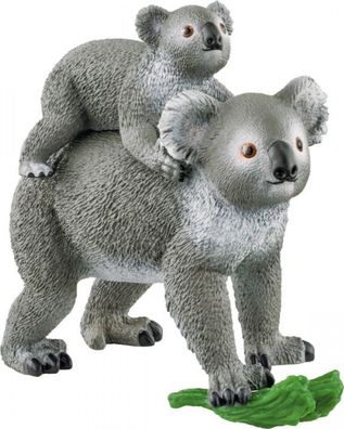 Schleich 42566 - Wild Koala Mutter mit Baby Sammelfigur Spielfigur Figure