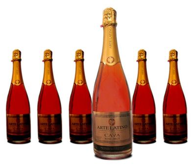 6 x Jaume Serra Arte Latino Cava Rose Brut