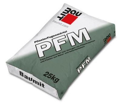 Baumit Pflasterfugenmörtel PFM - 25 Kg für Natursteinpflaster und Betonwerkstein