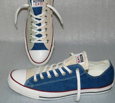Converse 163966C CTAS OX Denim Schuhe Sneaker Boots 46,5 48 Navy Vintage White