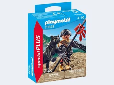 Playmobil 70878 Krieger mit Panther Spielset Sammelfigur Spielfigur