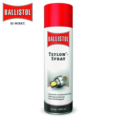 Ballistol 400 ml Teflon? Spray schmieren Pflege Metall Kunststoff Gleitbahnen