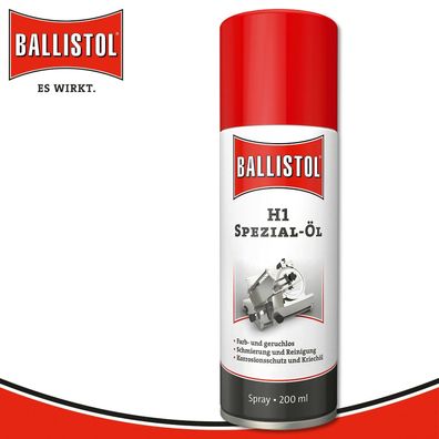 Ballistol 200 ml H1 Spezial-Öl Lebensmittel-Öl