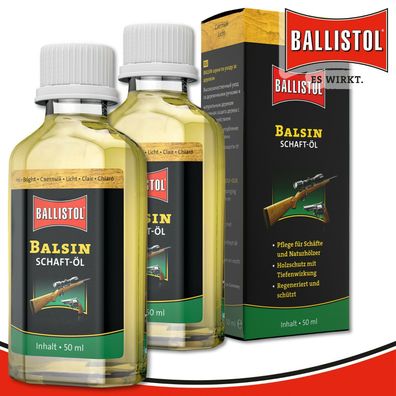 Ballistol 2 x 50 ml BALSIN Schaft-Öl hell