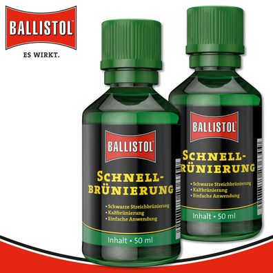 Ballistol 2 x 50 ml Schnellbrünierung