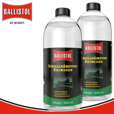 Ballistol 2 x 500 ml Schalldämpfer-Reiniger