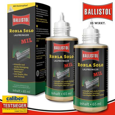Ballistol 2 x 65 ml Robla Solo MIL Laufreiniger