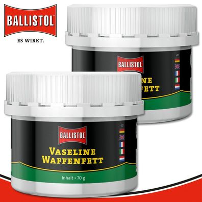 Ballistol 2 x 70 g Vaseline Waffenfett