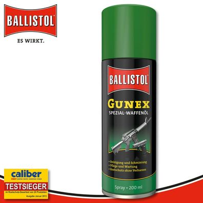 Ballistol 200 ml Gunex Spezial-Waffenöl Spray Industrie Handwerk Haushalt