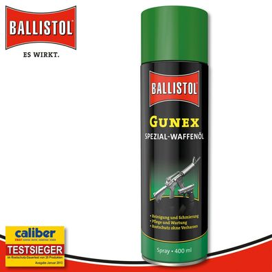 Ballistol 400 ml Gunex Spezial-Waffenöl Spray Industrie Handwerk Haushalt