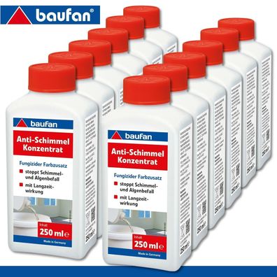 Baufan 12 x 250 ml Anti-Schimmel-Konzentrat