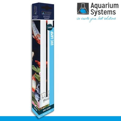 Aquarium Systems Ultra Clear UVC Lampe 2G11 24 Watt