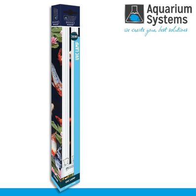 Aquarium Systems Ultra Clear UVC Lampe 2G11 36 Watt