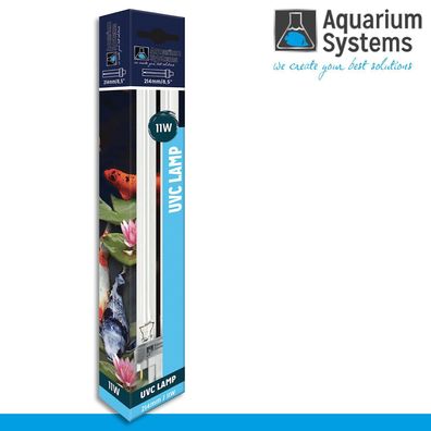 Aquarium Systems Ultra Clear UVC Lampe mit G23 Sockel 11 Watt