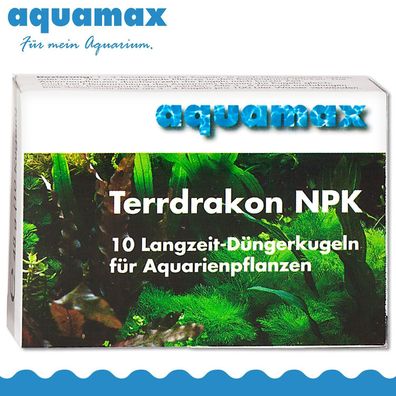 Aquamax 10 Stück Terrdrakon NPK Düngerkugeln
