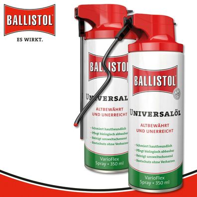 Ballistol 2 x 350 ml Universalöl VarioFlex Spray