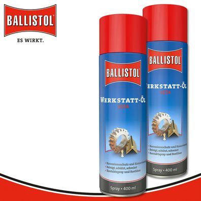 Ballistol 2 x 400 ml Werkstatt-Öl USTA Spray