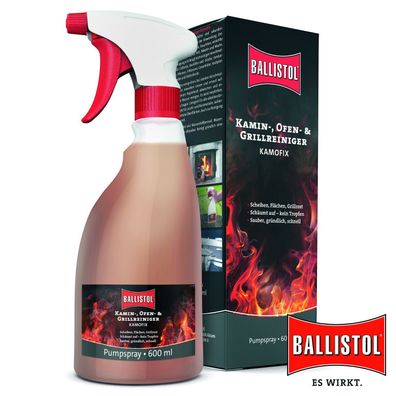 Ballistol 600 ml Kamin-, Ofen- und Grillreiniger Kamofix Pumpspray