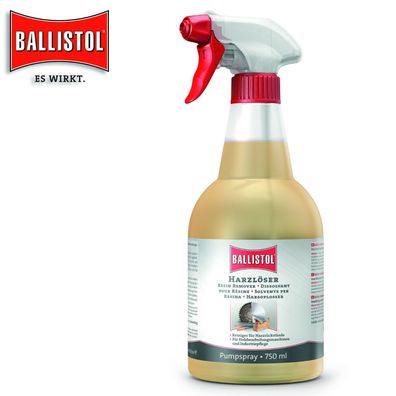 Ballistol 750 ml Harzlöser Pumpspray | Reiniger für Harzrückstände an Werkzeug