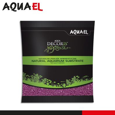 Aquael 1 kg Aqua Decoris Quarzkies fuchsia 2 - 3 mm Aquariensubstrat
