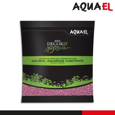 Aquael 1 kg Aqua Decoris Quarzkies lila rosa 2 - 3 mm Aquariensubstrat