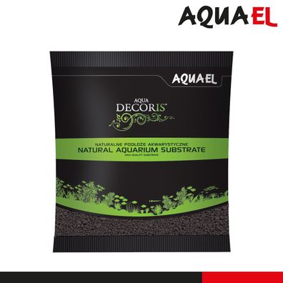 Aquael 1 kg Aqua Decoris Quarzkies schwarz 2 - 3 mm Aquariensubstrat