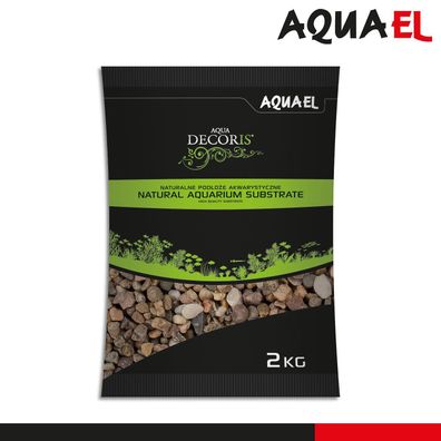 Aquael 2 kg Aqua Decoris Kies Natural bunt 5 - 10 mm Aquariumsubstrat