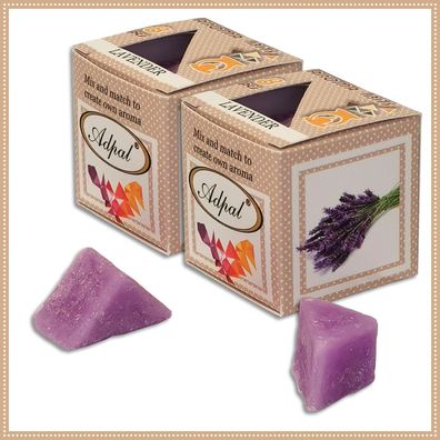 2 x Duftwachs Lavendel | Aroma Duftkerze Schmelzwachs Wax Aromatic