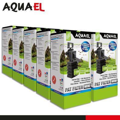 Aquael 10 x Pat Mini Miniaturturbinenfilter für kleine Süßwasseraquarien
