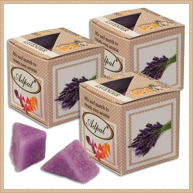 3 x Duftwachs Lavendel | Aroma Duftkerze Schmelzwachs Wax Aromatic